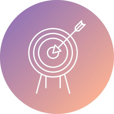 hedef simge vektör illüstrasyonu