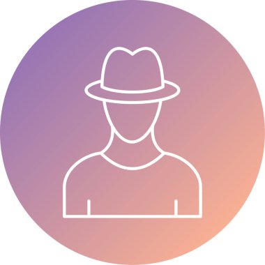 Benzersiz simge vektör illüstrasyonu