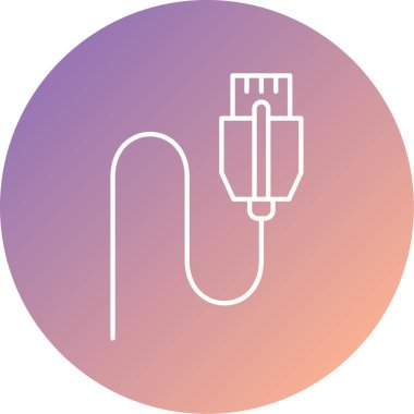 usb dolgu vektörü simge tasarımı