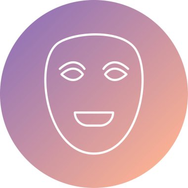 yüz simgesi vektör simgesi