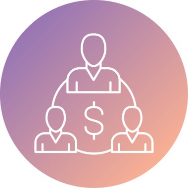 İş simgesinin vektör illüstrasyonu