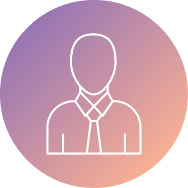 İnsan simgesinin vektör illüstrasyonu