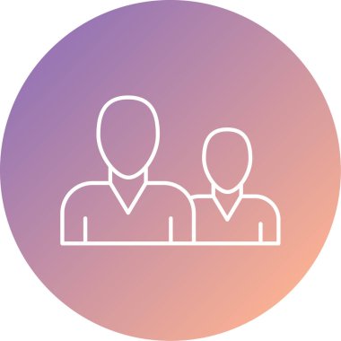 İnsan simgesinin vektör illüstrasyonu