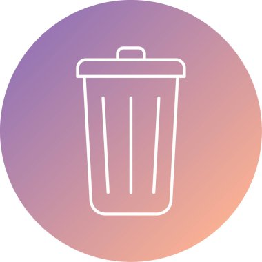 Benzersiz çöp kutusu. Basit tasarım