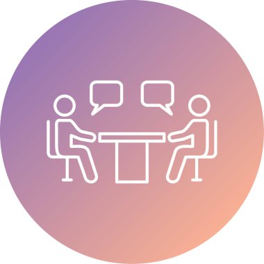 sunum ve iş simgesi, vektör illüstrasyonu