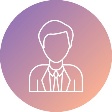 İnsan simgesinin vektör illüstrasyonu