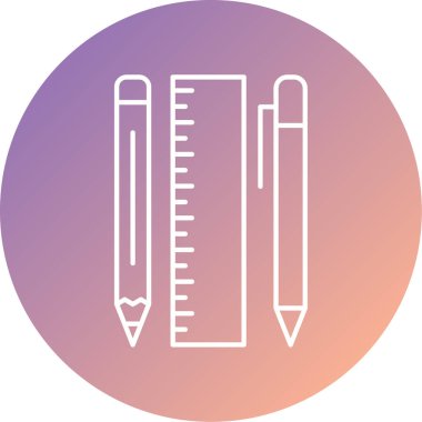 kalem simgesinin vektör illüstrasyonu