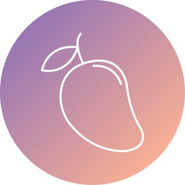 Eşsiz meyve vektörü simgesi