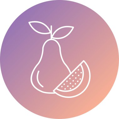 meyve ve sebze resimleme simgesi soyut arkaplanda izole