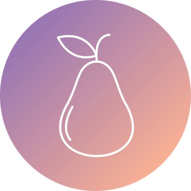 Gıdanın eşsiz vektör çizgisi simgesi