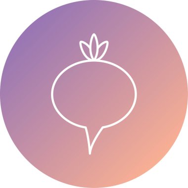 meyve ve sebze resimleme simgesi soyut arkaplanda izole