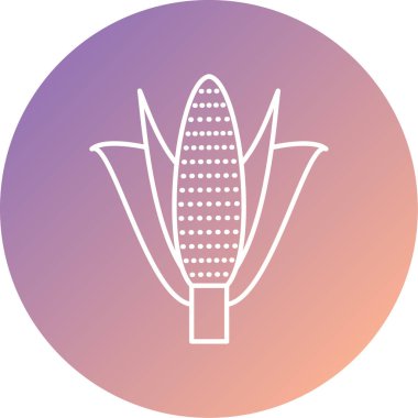 Eşsiz meyve ve sebze ikonu vektör illüstrasyonu