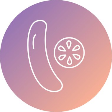 meyve ve sebze resimleme simgesi soyut arkaplanda izole