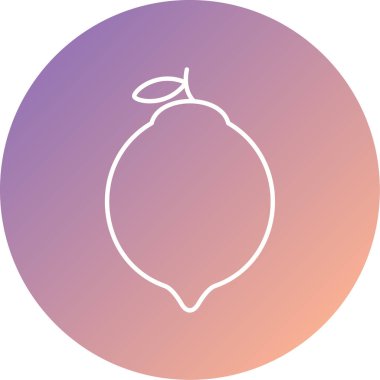 Eşsiz meyve ve sebze ikonu vektör illüstrasyonu