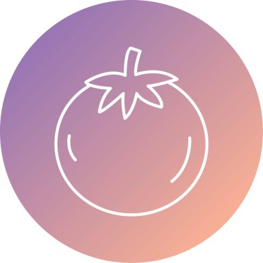 Sebze simgesinin vektör illüstrasyonu