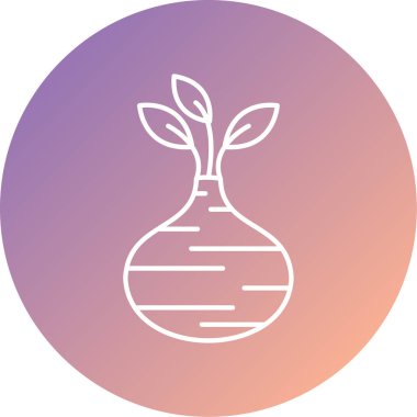 Eşsiz Bitki Vektör Satırı Simgesi