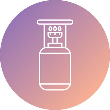 Soyut arkaplanda resimleme simgesi izole edildi