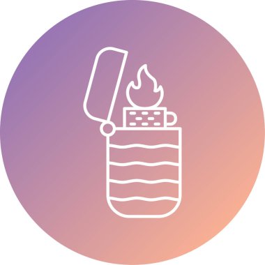 Daha hafif simgenin vektör illüstrasyonu