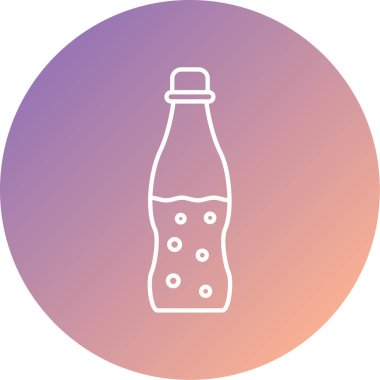 şişe simgesi vektör illüstrasyonu