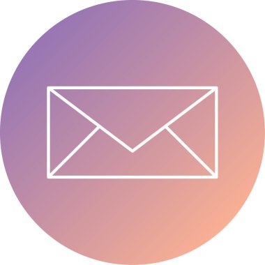 e-posta, mesaj, web sitesi simgesi. vektör sembolü