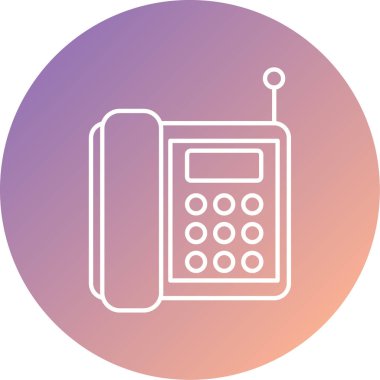 Telefon. Web simgesi basit tasarım