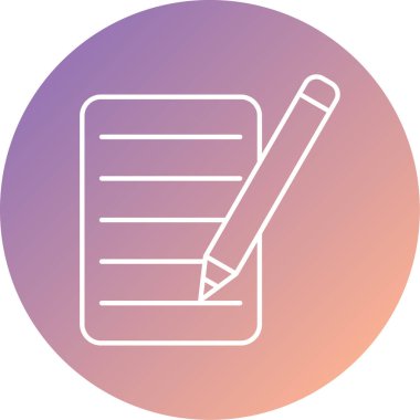 Vektör belgesi Simge illüstrasyonu