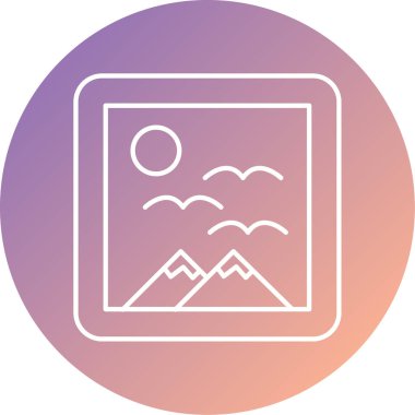 Vektör illüstrasyonu, simge ögesi biçimi