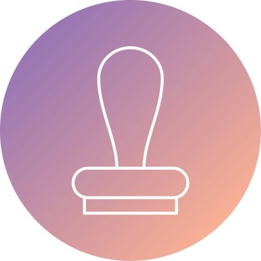 Damga simge vektör çizim