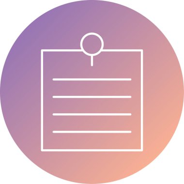 Dosya simgesinin vektör illüstrasyonu