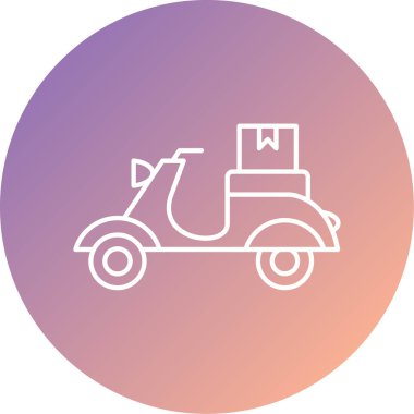 hızlı dağıtım scooter simgesi