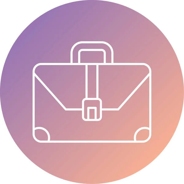 Vector Icon Briefcase Simple Design — Image vectorielle