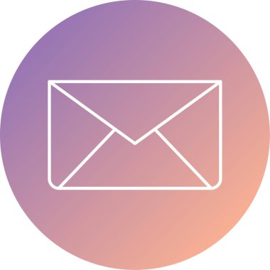 Posta simgesinin vektör illüstrasyonu