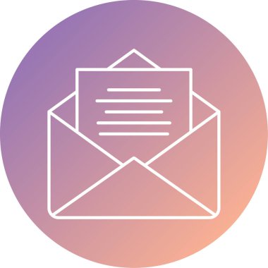 e-posta ileti simge vektör çizim