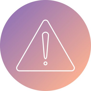 vektör uyarı simgesi illüstrasyonu