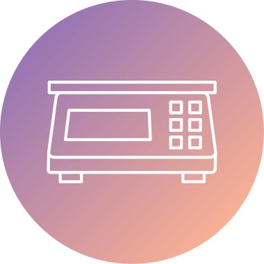 Çizim vektörü düz renk simgesi