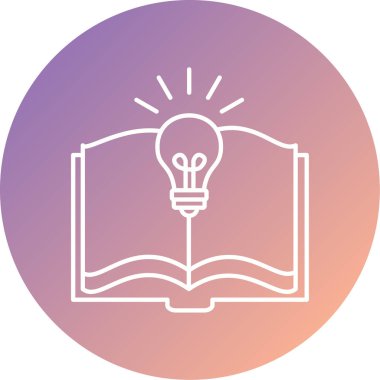 Kitap simgesinin vektör illüstrasyonu