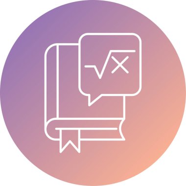 Kitap. Web simgesi basit illüstrasyon