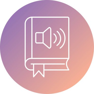 kitap vektör illüstrasyon simgesi