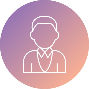 İnsan simgesinin vektör illüstrasyonu