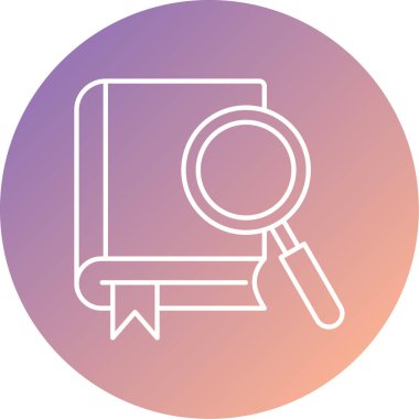 Kitap. Web simgesi basit illüstrasyon