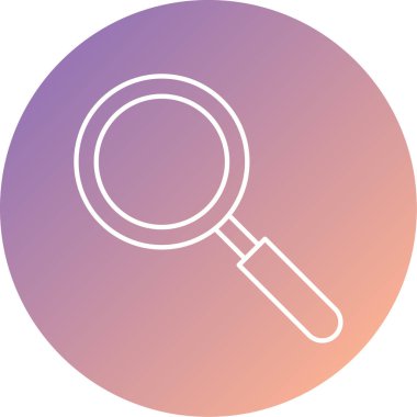 Arama simgesi vektör illüstrasyonu