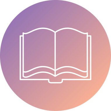 kitap vektörü simgesi modern basit illüstrasyon