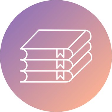 Kitap simgesinin vektör illüstrasyonu