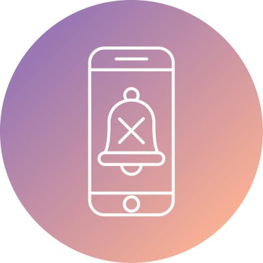 Mobil uygulama simgesinin vektör simgesi