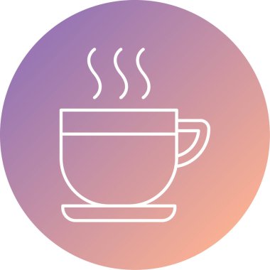 çay fincanı vektör simgesi