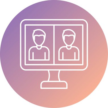 İnsan simgesinin vektör illüstrasyonu