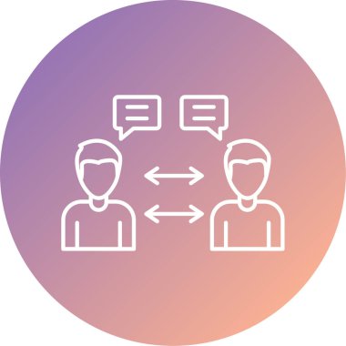 İnsan simgesinin vektör illüstrasyonu