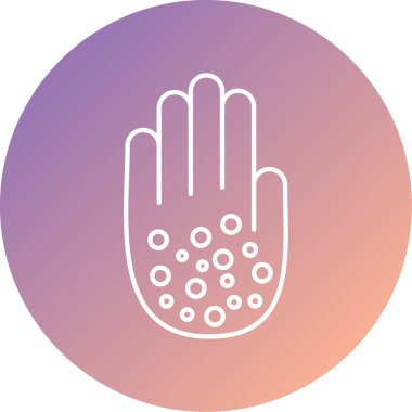 Soyut arkaplanda resimleme simgesi izole edildi