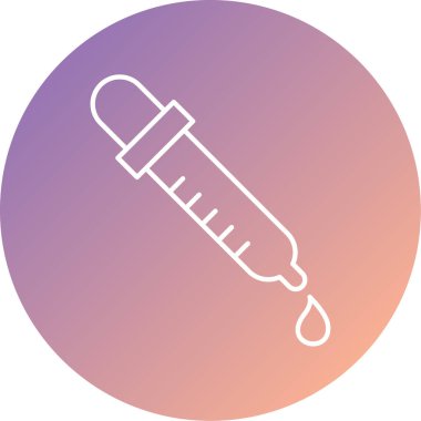 Hastane ve şırınganın vektör simgesi