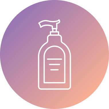 Güzel bir ikon modern tasarımın vektör çizimi